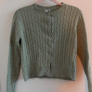Twik Cozy Cable-Knit Cardigan